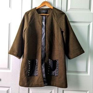 NWOT Marc New York Faux Leather Jacket Size Medium